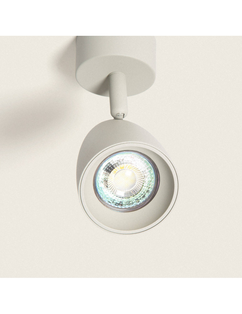 Applique Aluminium Ronde Adrien 1 Spot