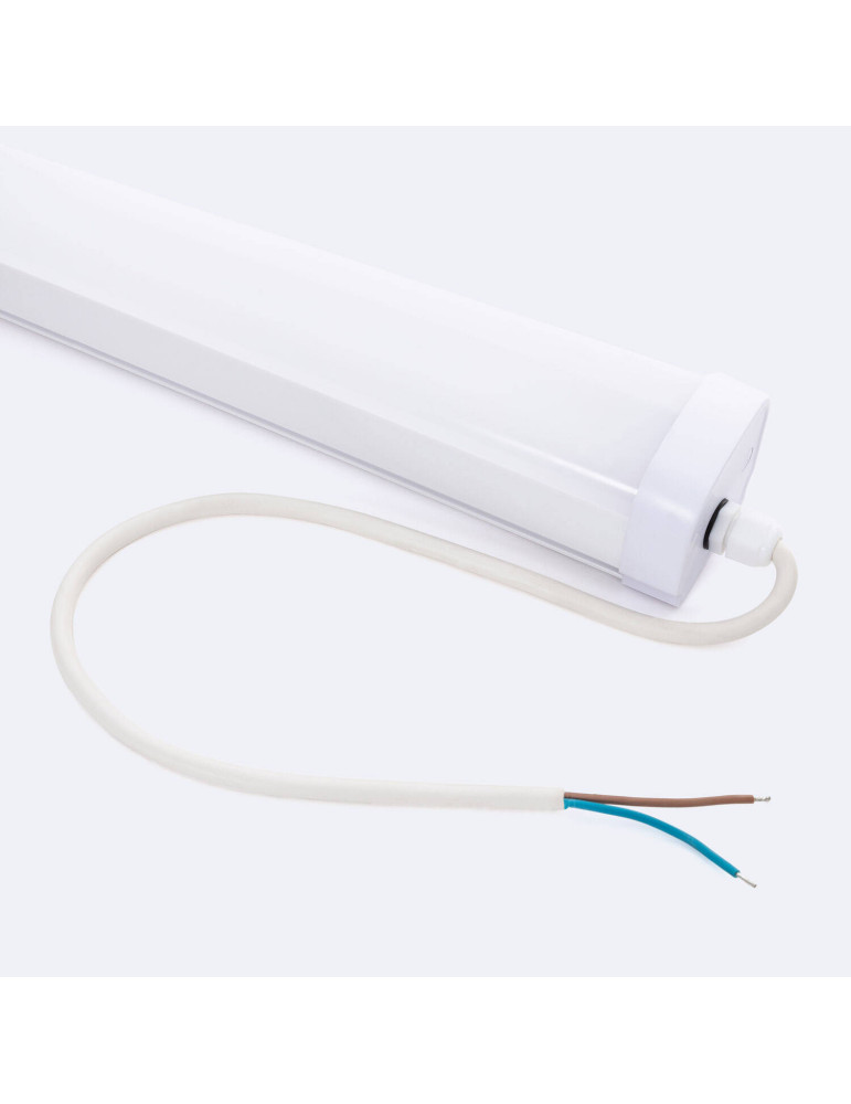 Réglette Étanche LED 60cm 18W Suspendue/Surface avec Détecteur de Mouvement Radar IP65