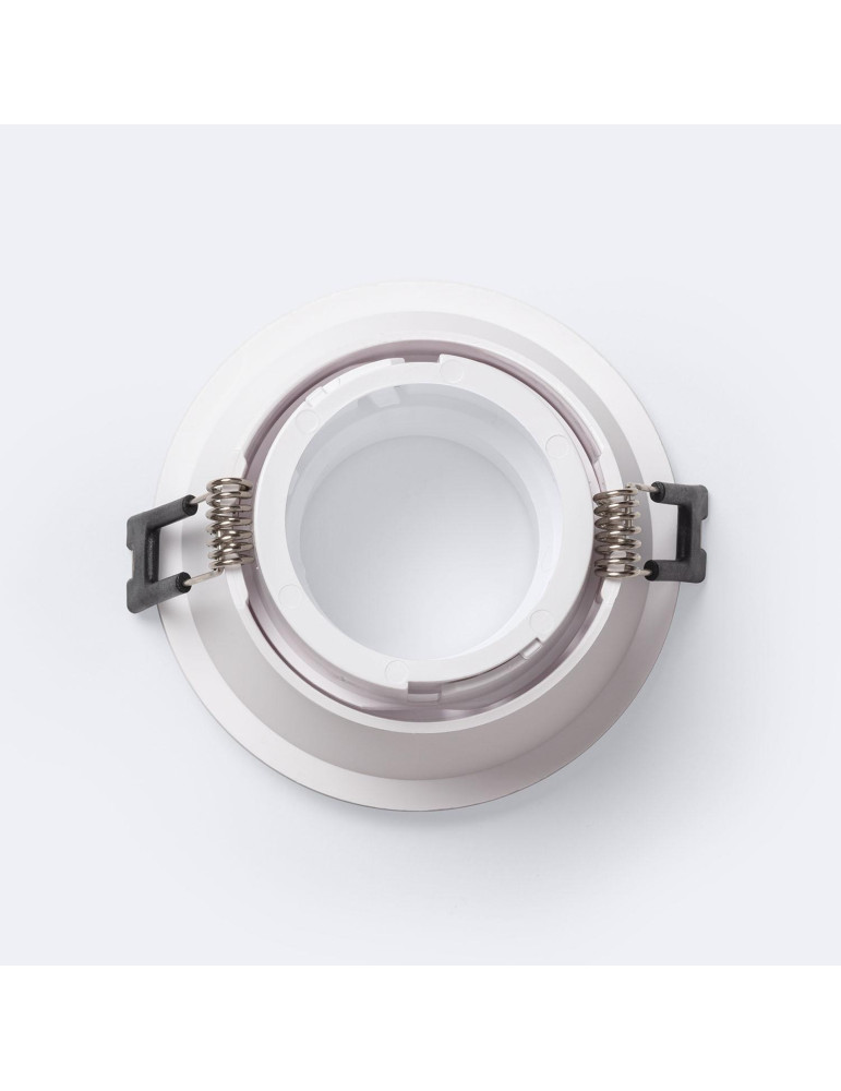 Collerette Downlight Conique Orientable Faible UGR pour Ampoule LED GU10 / GU5.3 Coupe Ø85 mm Suefix