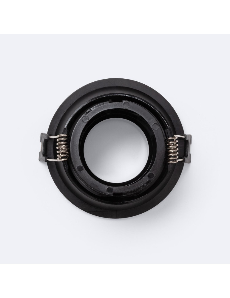 Collerette Downlight Conique Orientable Faible UGR pour Ampoule LED GU10 / GU5.3 Coupe Ø85 mm Suefix