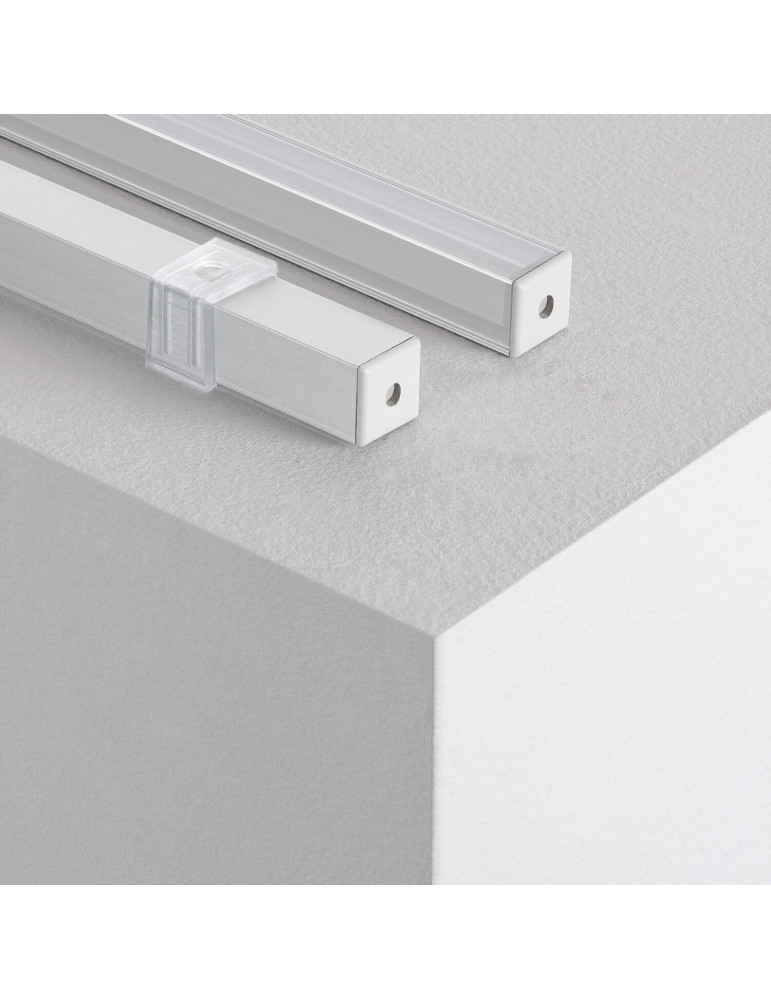 Profilé Aluminium Angle Triangulaire 2m pour Ruban LED jusqu'à 10mm