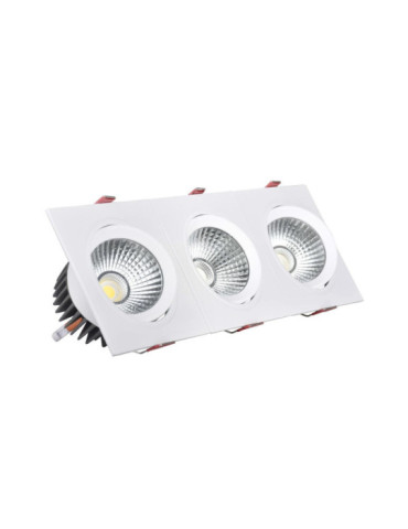 Spot Downlight LED 45W Rectangulaire Madison Coupe 400x120 mm