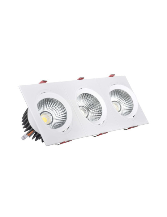Spot Downlight LED 45W Rectangulaire Madison Coupe 400x120 mm Spot Downlight LED 45W Rectangulaire Madison Coupe 400x120 mm