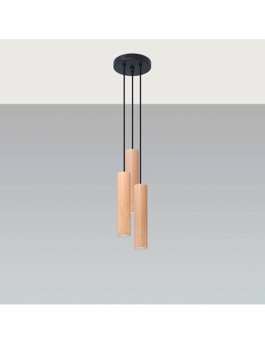 Suspension Bois Lino 3P  SOLLUX