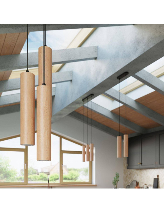 Suspension Bois Lino 3P  SOLLUX