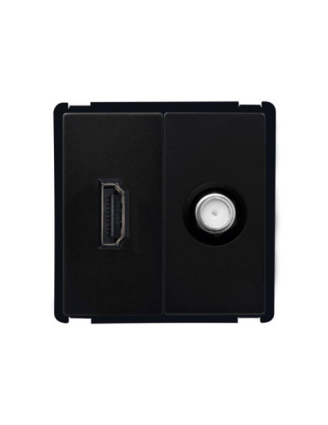 Prise HDMI + Satéllite Modern