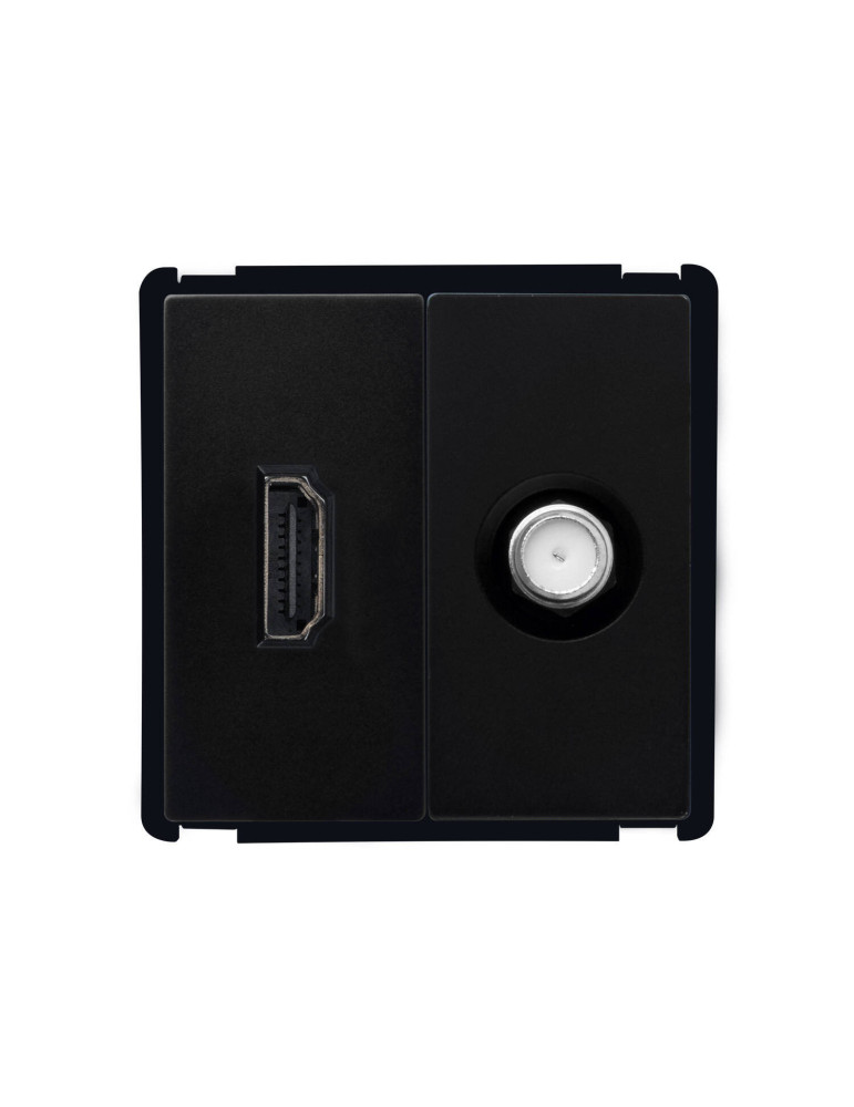 Prise HDMI + Satéllite Modern