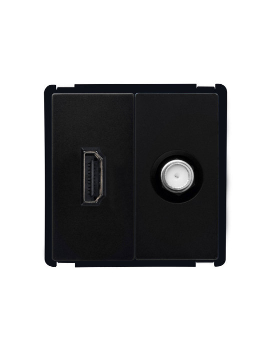 Prise HDMI + Satéllite Modern