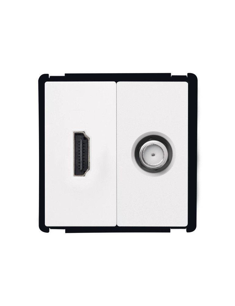 Prise HDMI + Satéllite Modern