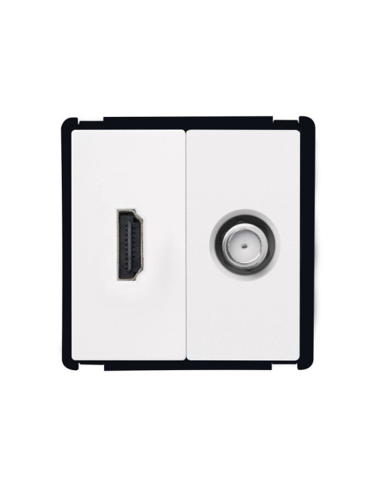 Prise HDMI + Satéllite Modern