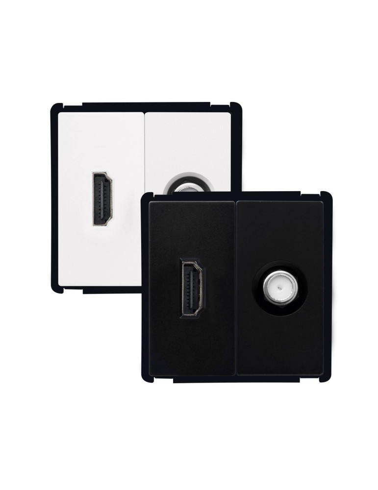 Prise HDMI + Satéllite Modern