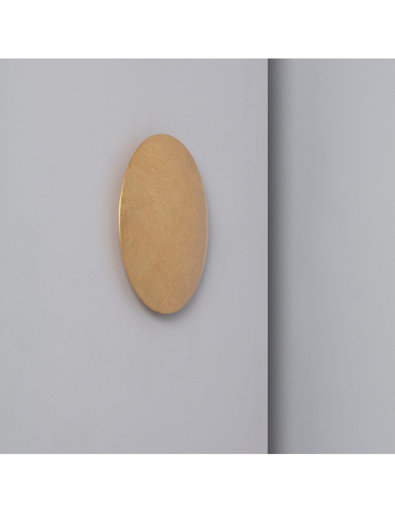 Applique Murale LED Aluminium Iris 18W Dorée