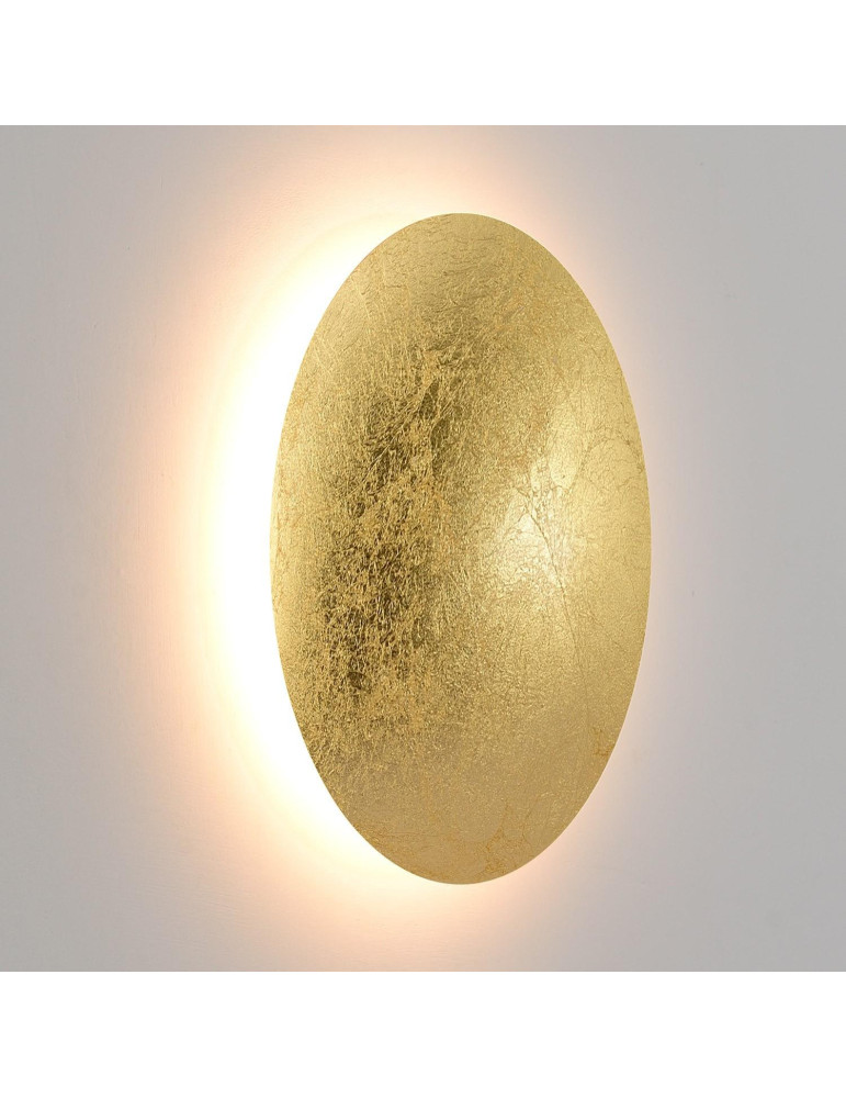 Applique Murale LED Aluminium Iris 18W Dorée