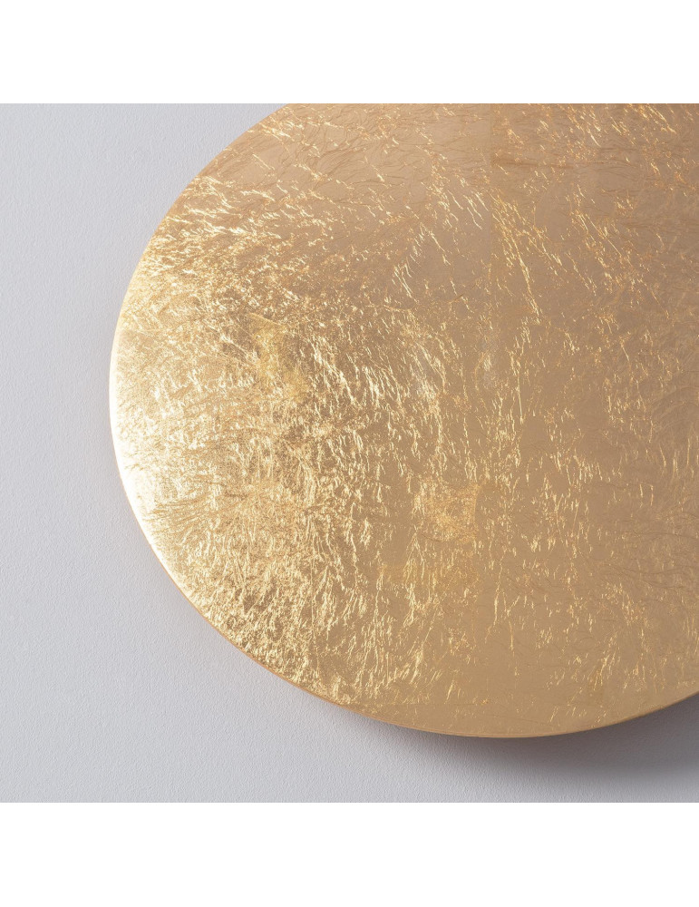 Applique Murale LED Aluminium Iris 18W Dorée