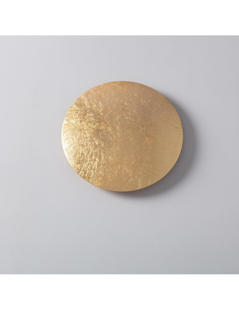 Applique Murale LED Aluminium Iris 18W Dorée