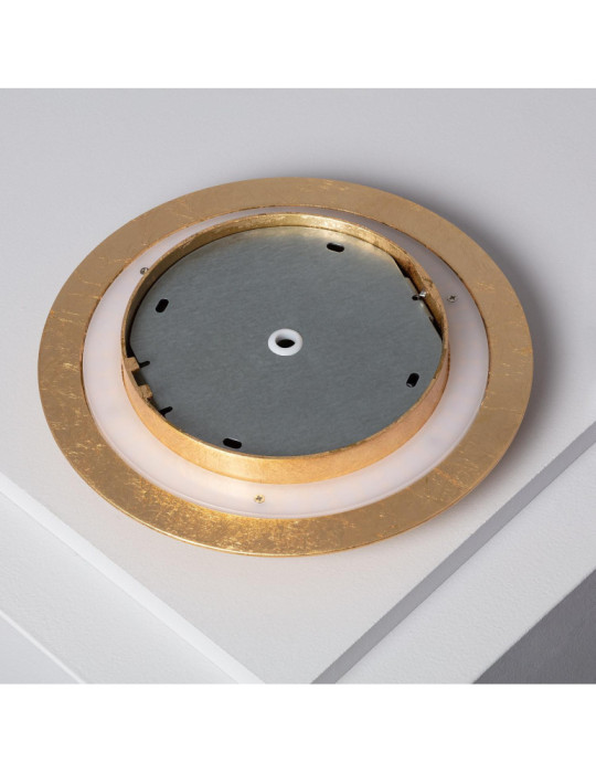 Applique Murale LED Aluminium Iris 18W Dorée