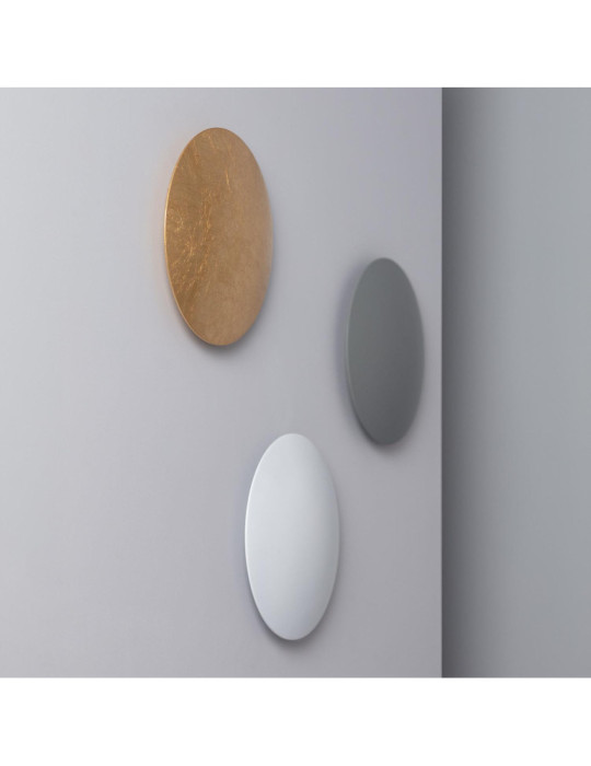 Applique Murale LED Aluminium Iris 18W Dorée