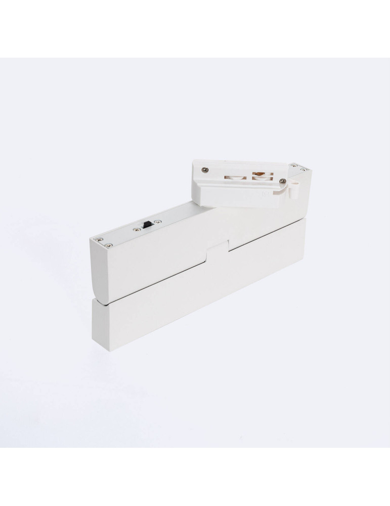 Spot Linéaire LED sur Rail Monophasé 12W CCT Dimmable Elegant Optic Blanc