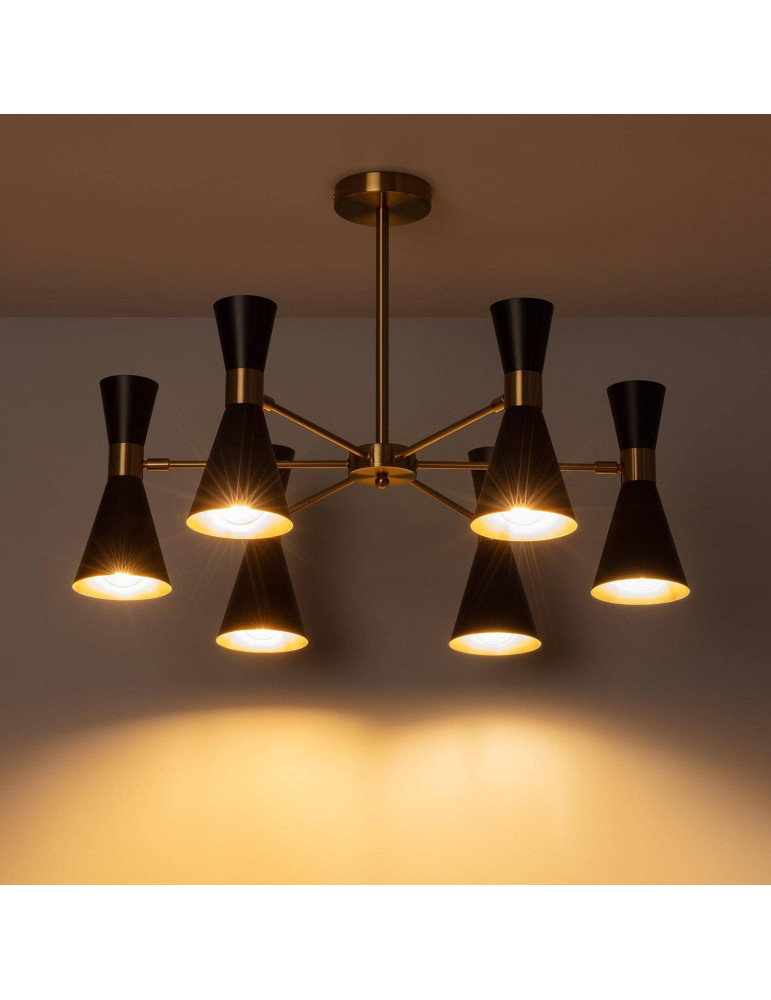 Plafonnier Aluminium 6 Spots Jigger