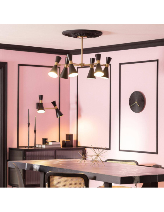 Plafonnier Aluminium 6 Spots Jigger