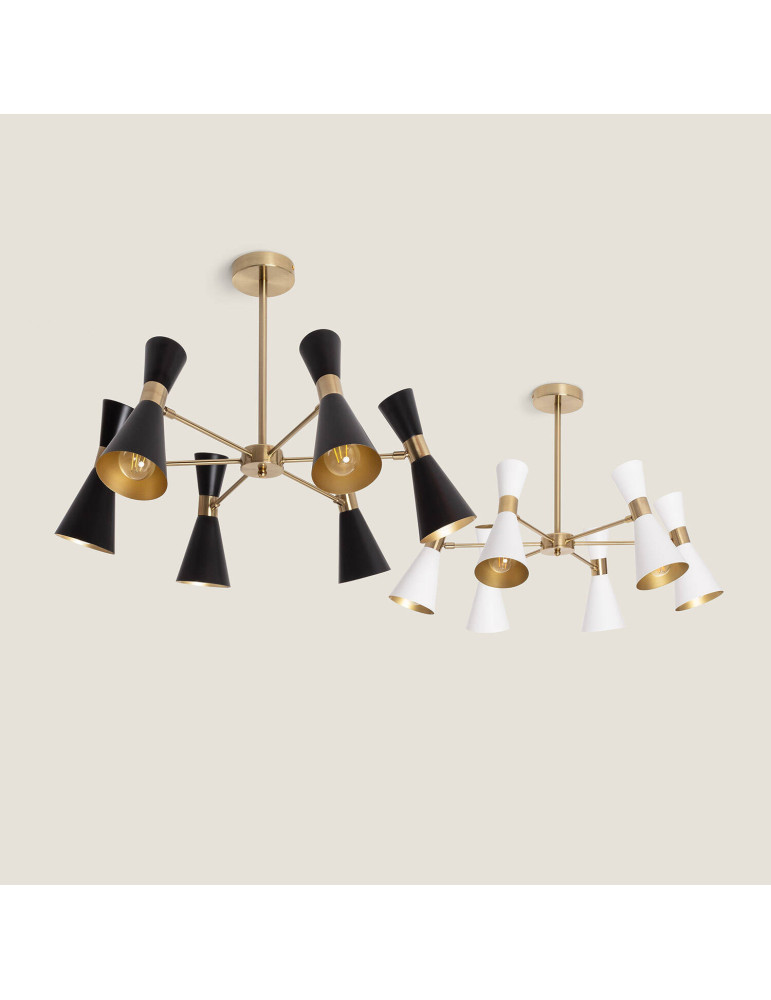 Plafonnier Aluminium 6 Spots Jigger