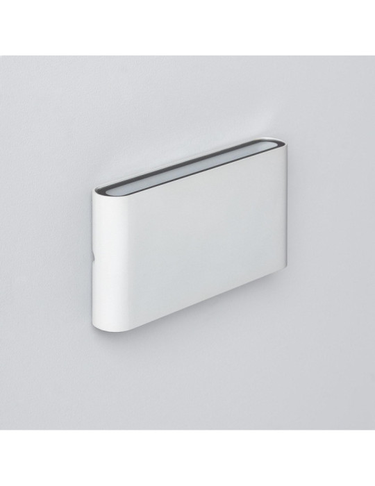 Applique Murale Extérieure  LED 12W Aluminium Rectangulaire Éclairage Double Face Blanche