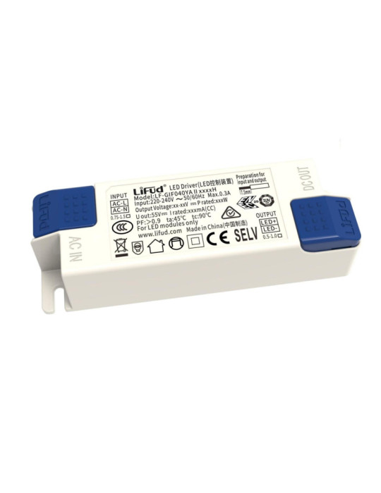 Driver LIFUD 220-240V No Flicker Sortie 33-40V 1000mA 40W LF-GIF040YA II 1000H