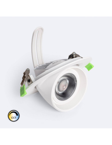 Downlight LED 38W Rond Orientable OSRAM CCT 120 lm/W LIFUD Coupe Ø 170 mm