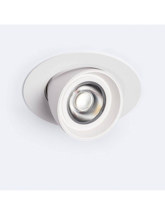 Downlight LED 38W Rond Orientable OSRAM CCT 120 lm/W LIFUD Coupe Ø 170 mm