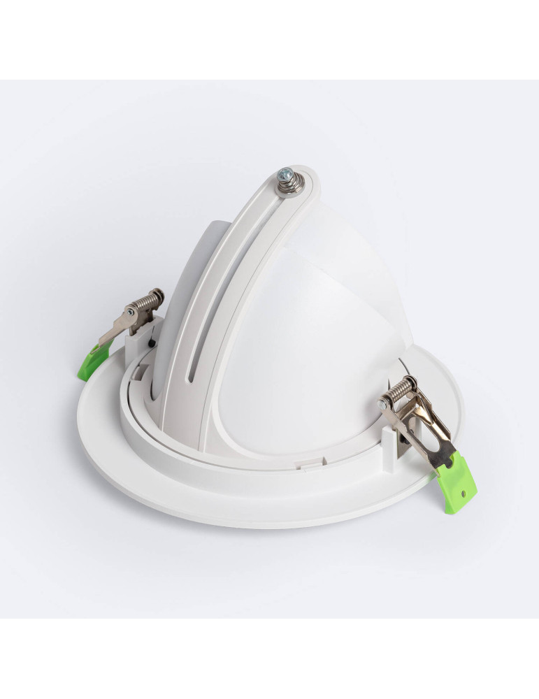 Downlight LED 38W Rond Orientable OSRAM CCT 120 lm/W LIFUD Coupe Ø 170 mm