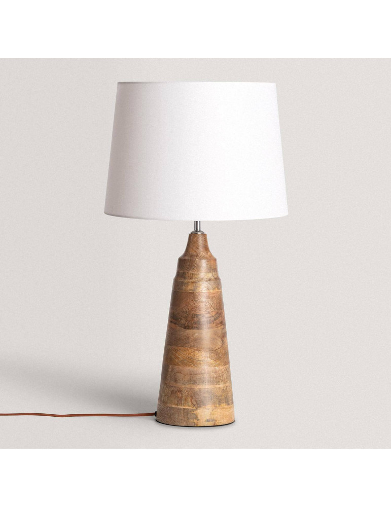 Lampe à Poser en bois Rajesh ILUZZIA Lampe à Poser en bois Rajesh ILUZZIA