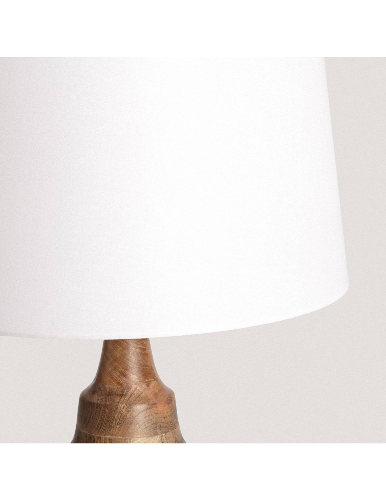 Lampe à Poser en bois Rajesh ILUZZIA
