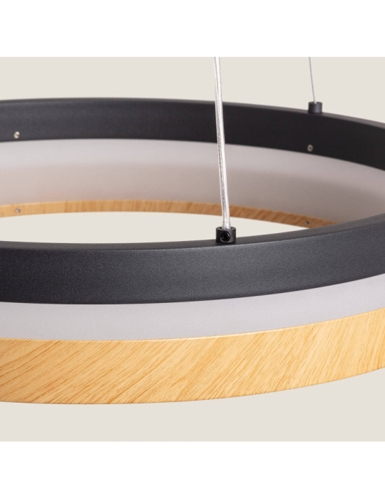 Suspension LED 30W Acier Dazala