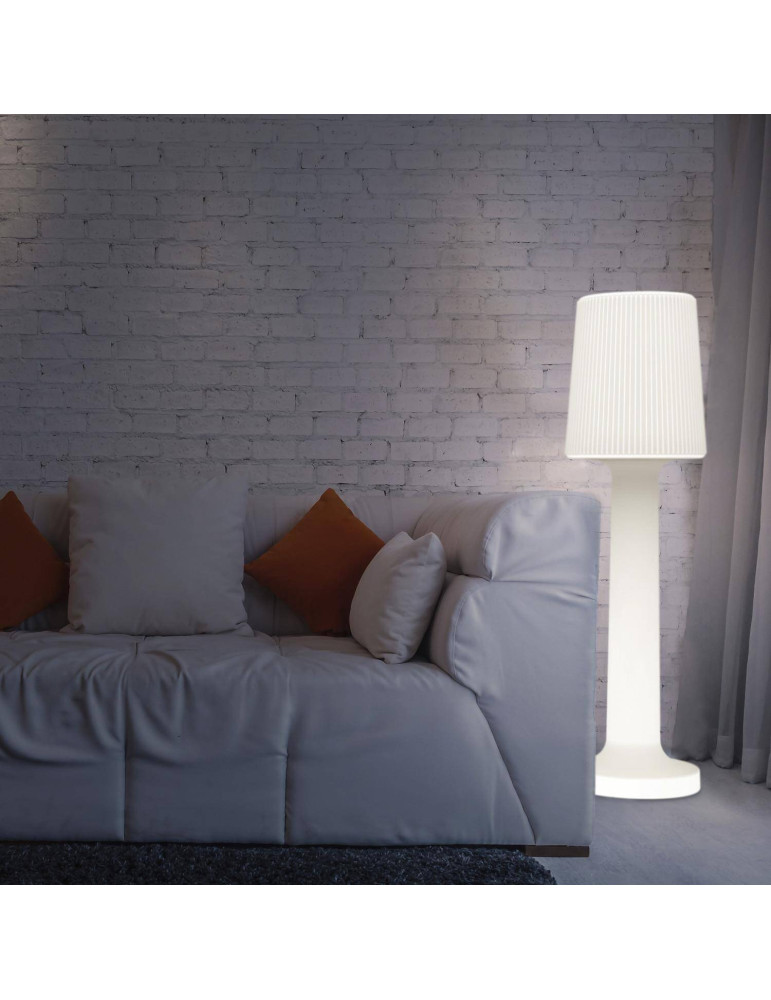 Lampadaire LED Extérieur RGBW 12W Carmen 110 Battery