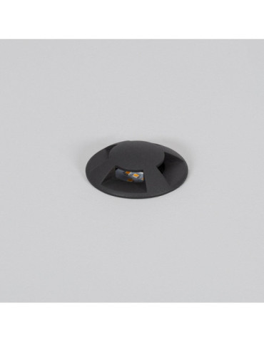 Balise Extérieure LED Encastrable Sol 4L 24V DC Loto Noire