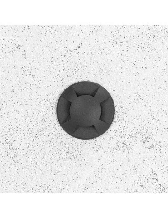 Balise Extérieure LED Encastrable Sol 4L 24V DC Loto Noire