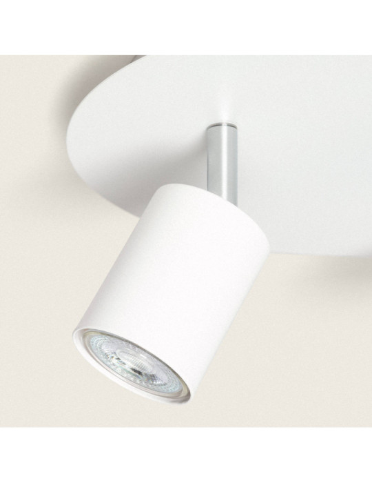 Plafonnier Rond Orientable Métal 3 Spots Whitstable