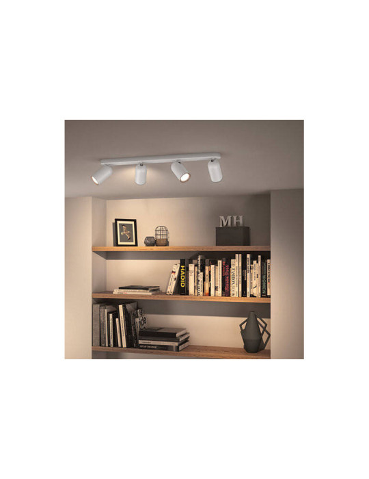 Plafonnier PHILIPS 4 Spots Pongee