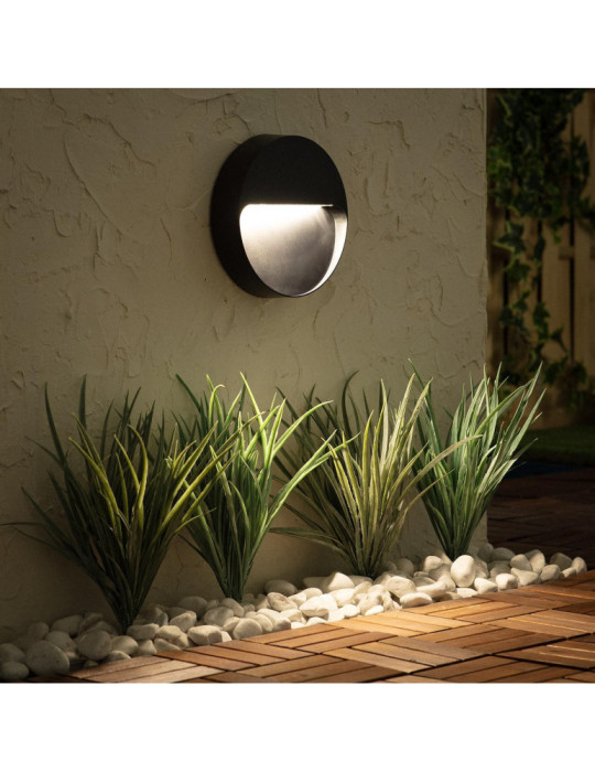 Balise LED Extérieure 6W en Saillie au Mur Febo