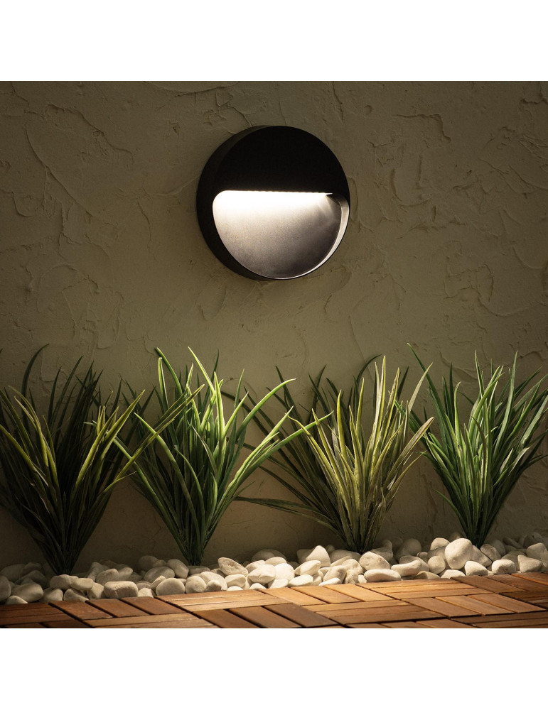 Balise LED Extérieure 6W en Saillie au Mur Febo