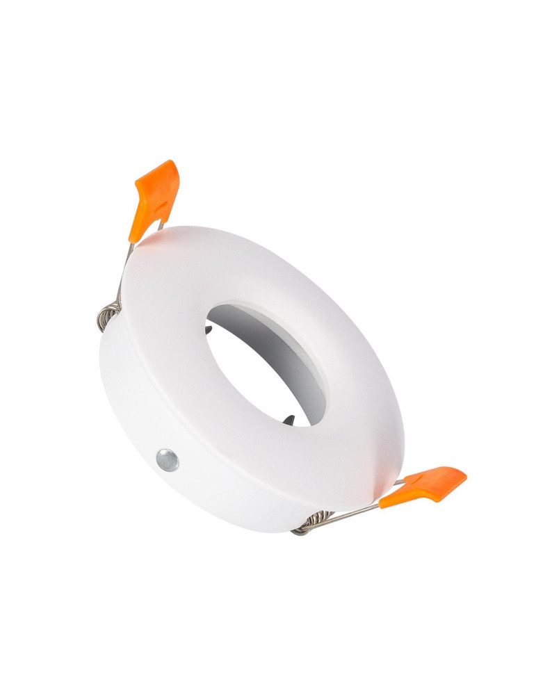 Collerette Downlight Ronde Design Blanche pour Ampoule LED GU10/GU5.3 Coupe Ø 70mm Collerette Downlight Ronde Design Blanche pour Ampoule LED GU10/GU5.3 Coupe Ø 70mm