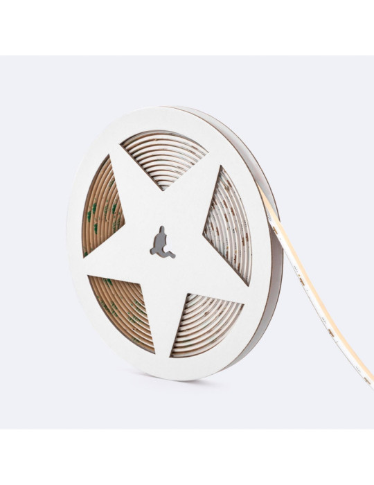 Ruban LED 24V DC WCOB 256 LED/m 5m IP20 CRI90 Largeur 8mm coupe tous les 3