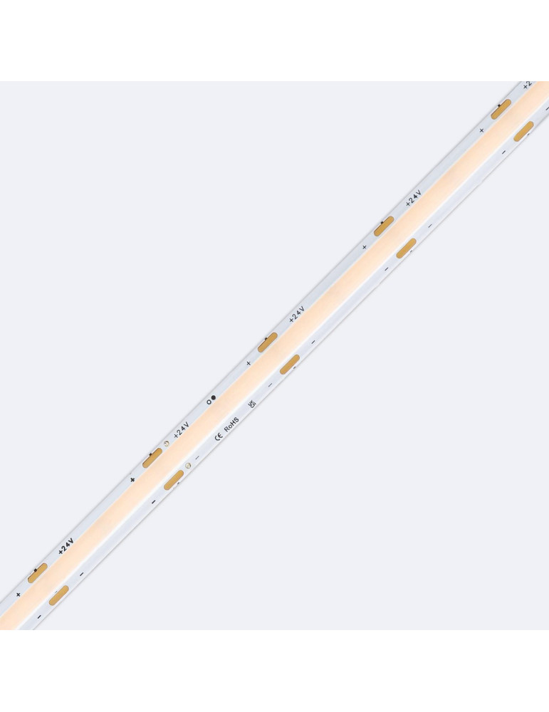 Ruban LED 24V DC WCOB 256 LED/m 5m IP20 CRI90 Largeur 8mm coupe tous les 3