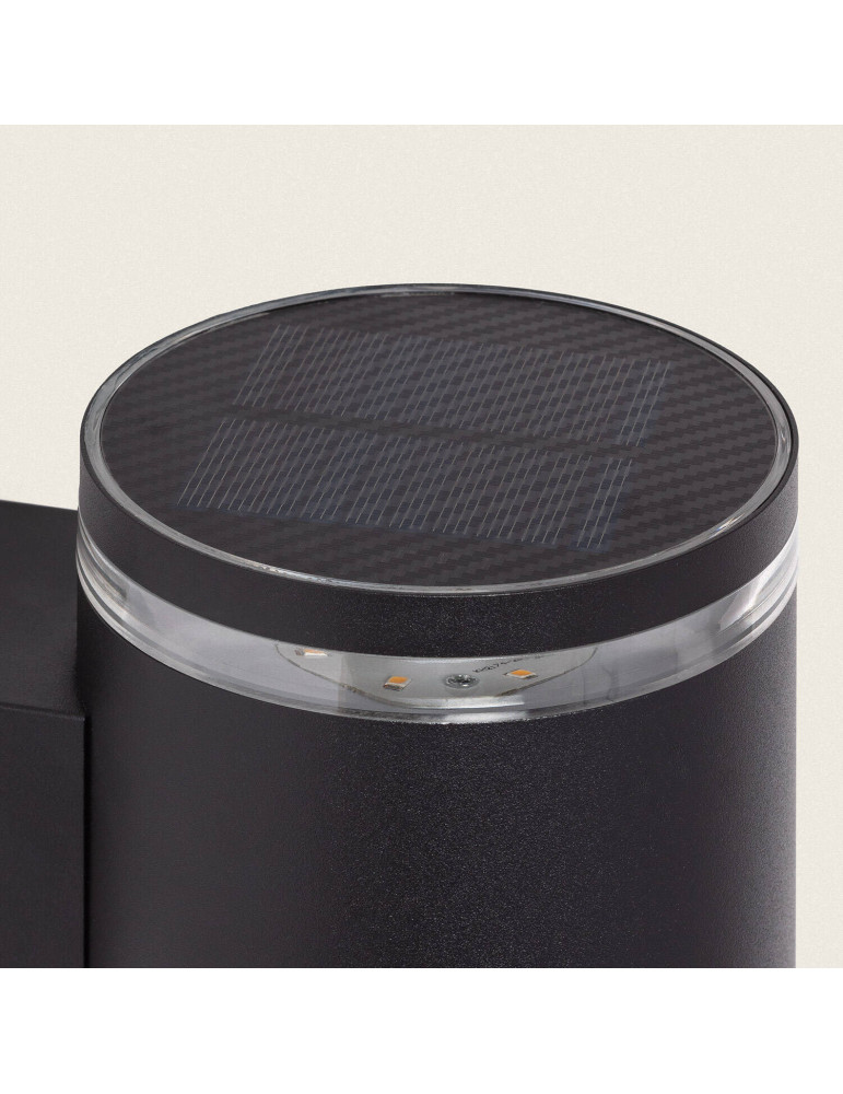 Applique Murale Extérieure Solaire LED Aluminium avec Détecteur de Mouvement Gael