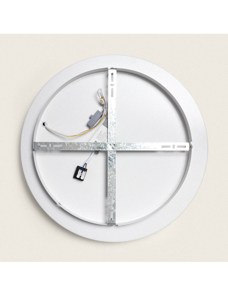 Plafonnier LED Rond 40W Métal Ø470 mm CCT Sélectionnable Jacob