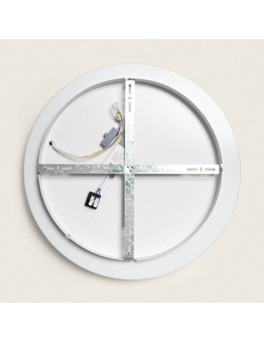 Plafonnier LED Rond 40W Métal Ø470 mm CCT Sélectionnable Jacob