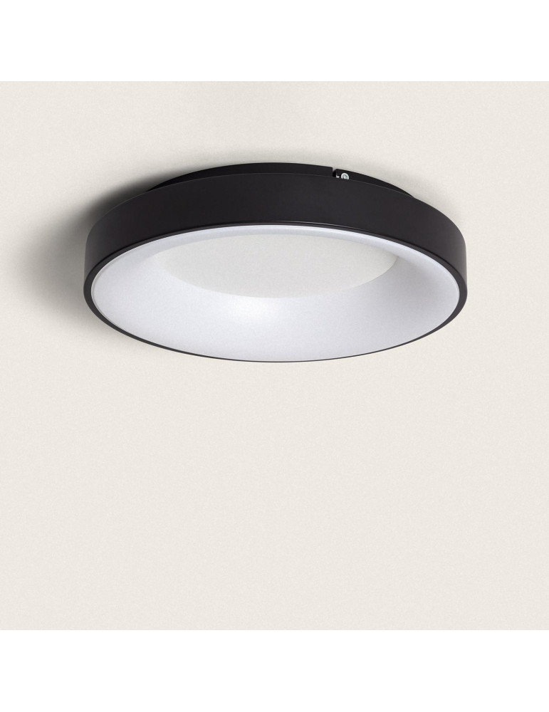 Plafonnier LED Rond 40W Métal Ø470 mm CCT Sélectionnable Jacob