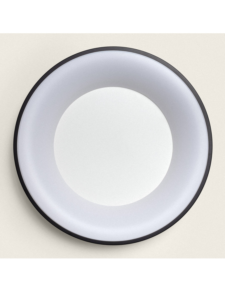 Plafonnier LED Rond 40W Métal Ø470 mm CCT Sélectionnable Jacob
