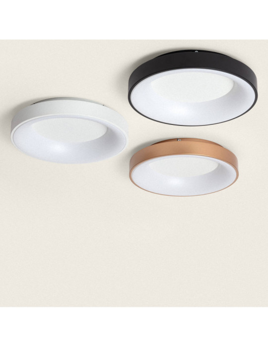 Plafonnier LED Rond 40W Métal Ø470 mm CCT Sélectionnable Jacob