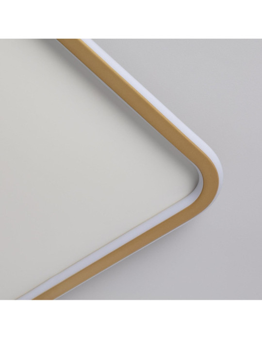 Plafonnier LED Carré Métal CCT Sélectionnable Allharo 30W 410x410 mm